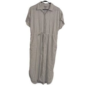 🌹A New Day Striped White Dress